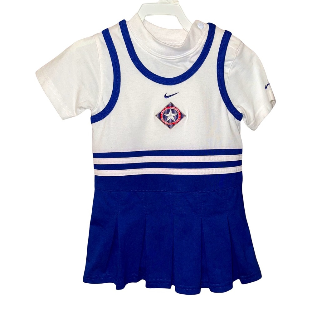 Texas Rangers Baseball Club Cheer Dress. Size 18 Months